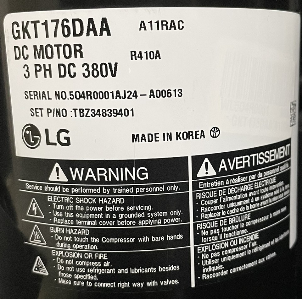 COMPRESOR SETKOREA, 24KBT / R410