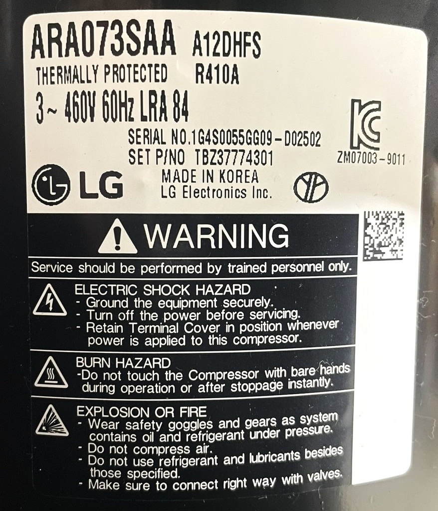 COMPRESOR A/A ARA073SAA