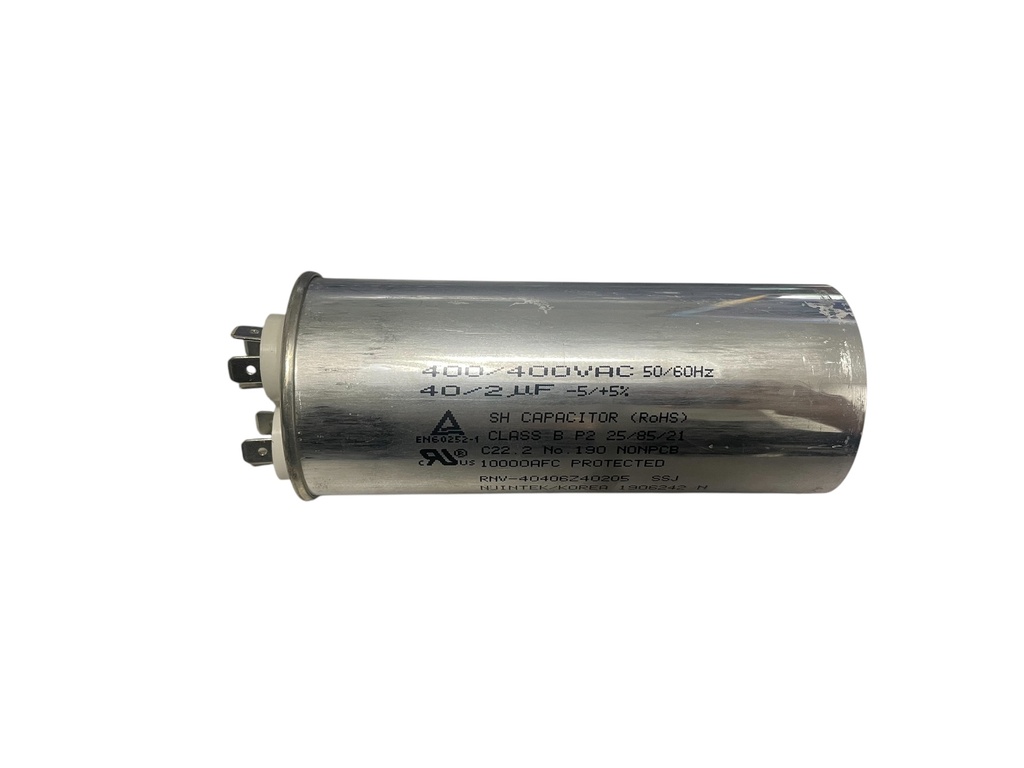 Capacitor 2+40UF 400V