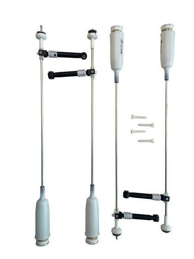 [AJK72989703] Kit de Amortiguadores Lavadora Carga Superior 4902EA1002M - 65CM